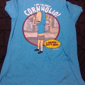 MTV, Beavis and Butthead, Medium, Heather Turquoise